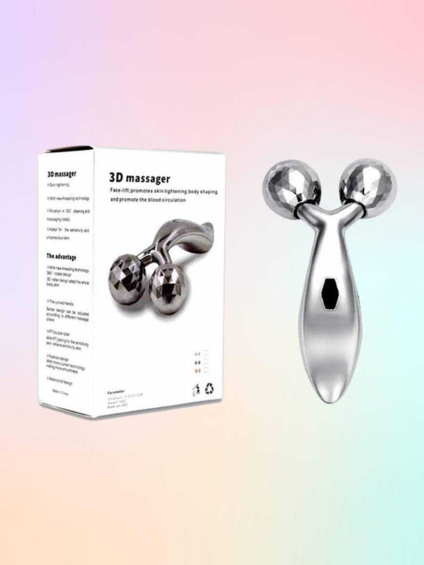 Лифтинг-массажер для лица и тела 3D Massager (серебристый)