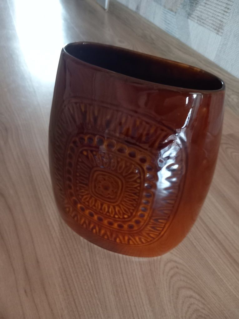 Wazon ceramiczny vintage PRL