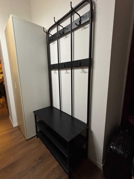 NIPÅSEN / BAGGMUCK
Wieszak z ławką do przedpokoju Ikea