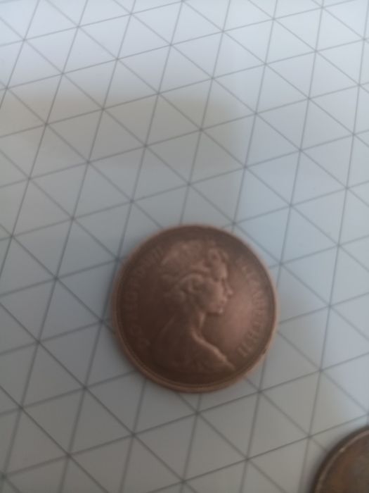 Moeda 2 Pence Rainha Elizabeth 1971
