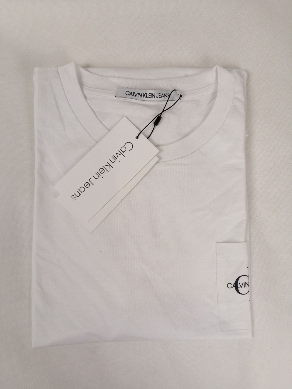 Nowy oryginalny T-shirt CK Calvin Klein biały XXL