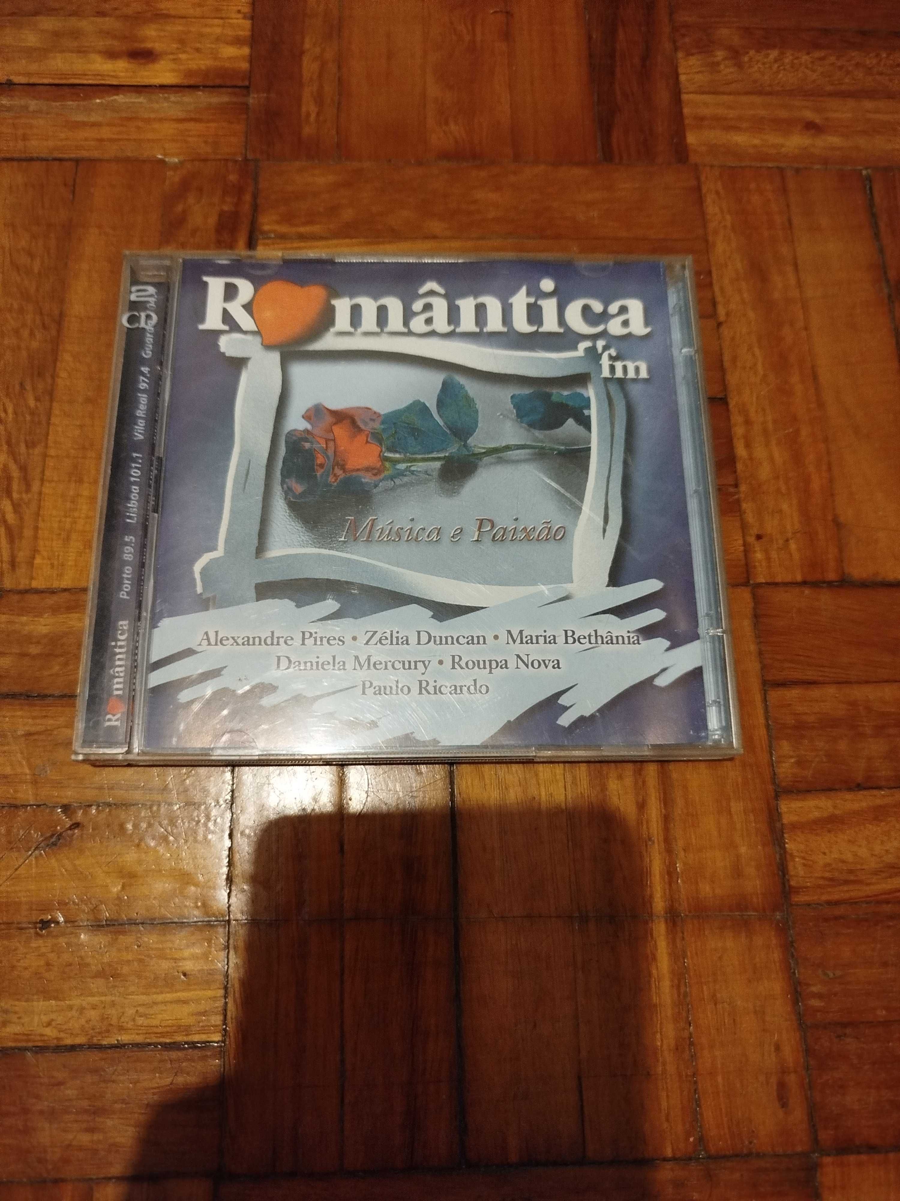 CD Duplo Romântica FM Música e Paixão