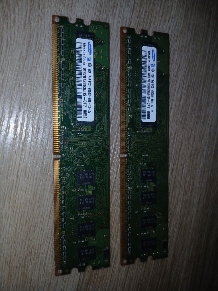 Оперативна пам'ять DDDR2 1Gb,2 шт