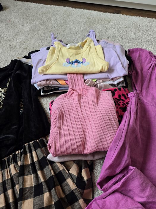 Paka zestaw rzeczy 128-134 Zara 4f Qba kids