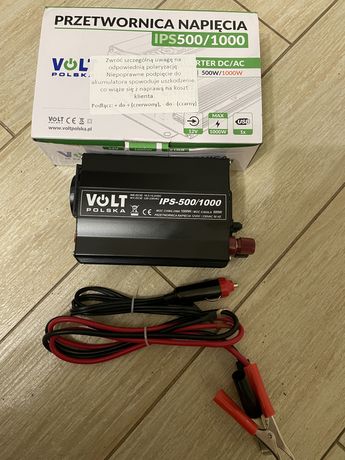 Польский инвертор, преобразователь VOLT IPS 500 /1000W 12/230V