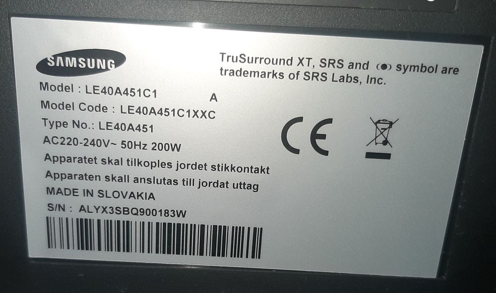 Samsung 40" samsung
