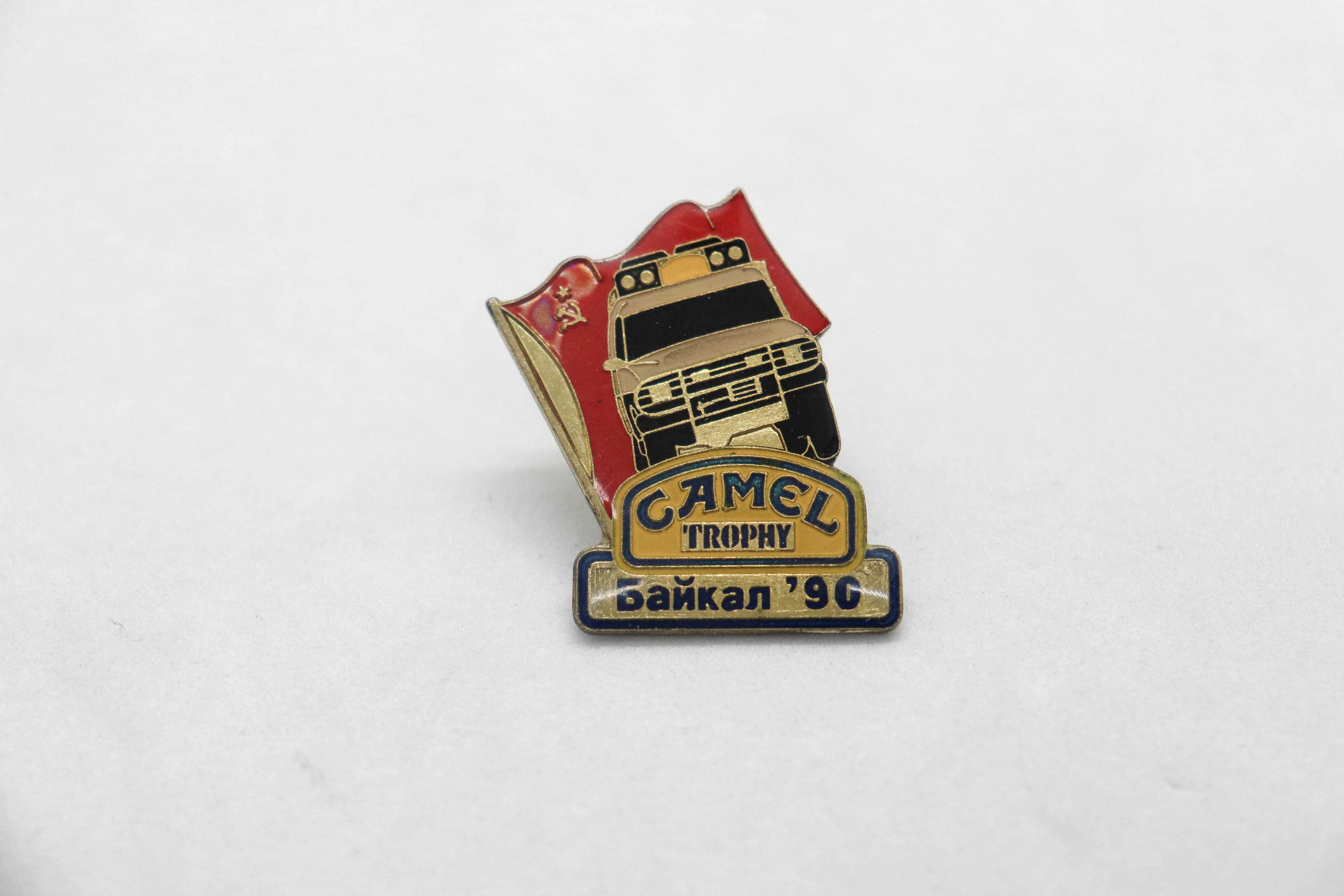 5 Pin´s Vintage/Retro Marlboro, Camel Trophy, Land Rover| Automobilia