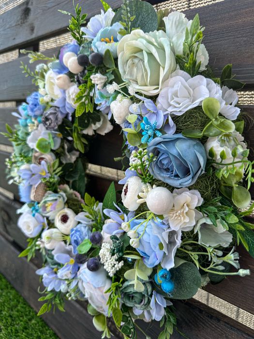 Wianek na drzwi ze światełkami 36cm. 062511