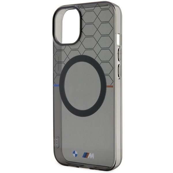 Etui Bmw Bmhmp14Shgpk Na Iphone 14 - Szare Pattern Magsafe