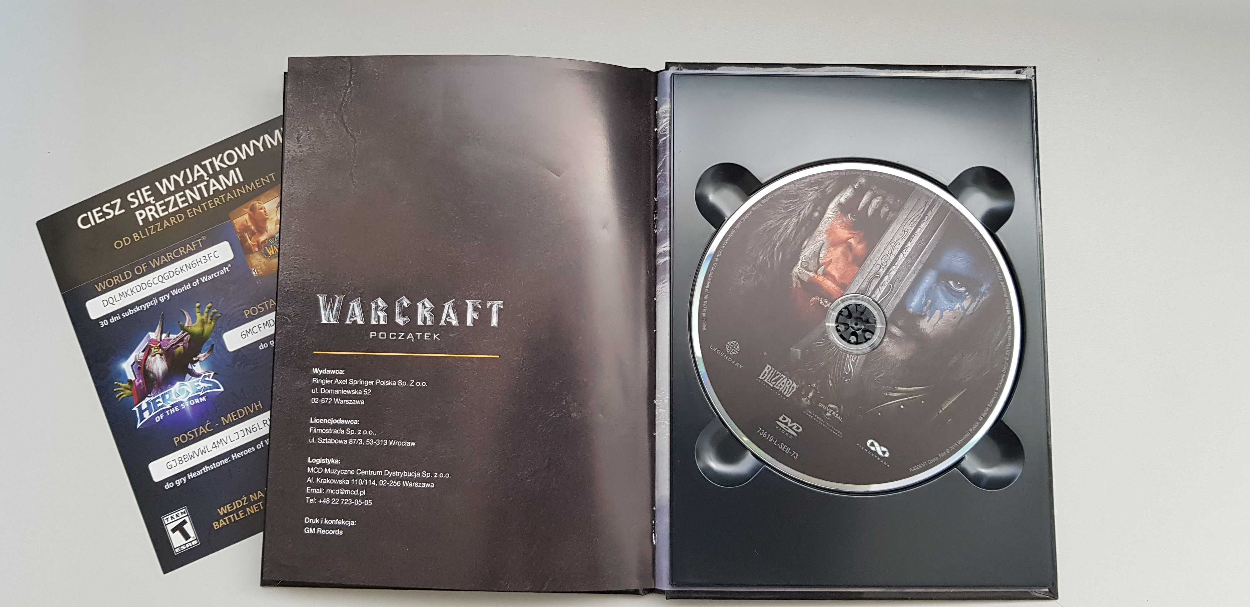 Warcraft Początek - płyta DVD