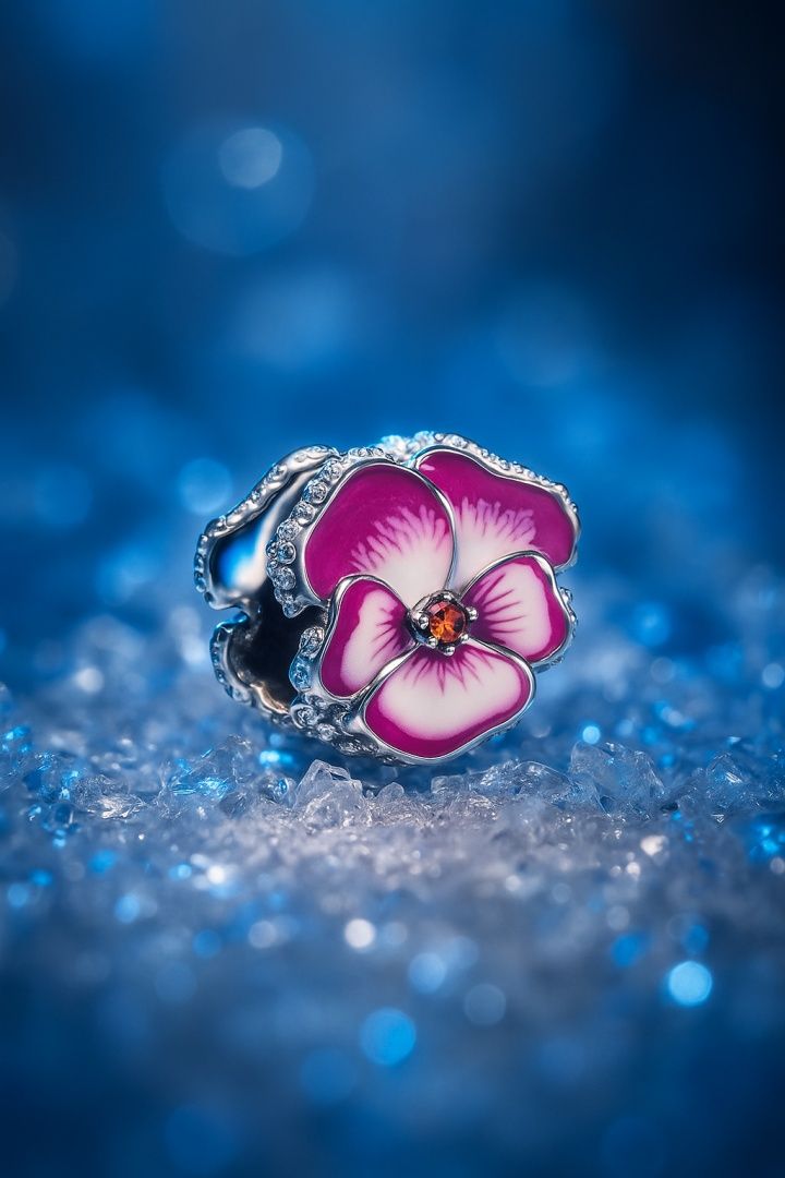 Nowy Pandora CHARMS Zawieszka Srebrna do Pandora APART Koralik