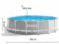 Basen INTEX 305x76 + Nowa Pompa Intex 26638