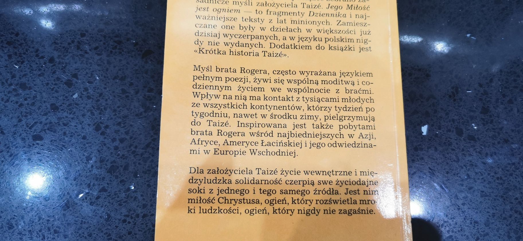 Brat Roger z Taize Jego miłość jest ogniem