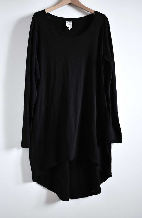 MONKI Sukienka tunika cienka czarna L/XL