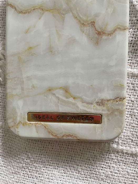 Etui na iphone 12 & 12 pro Ideal of Sweden Golden pearl marble, marmur