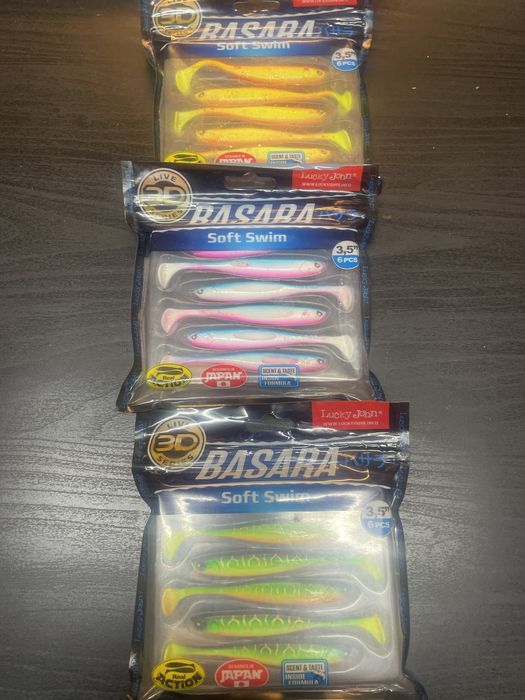 Amostras de pesca marca lucky john modelo basara 3,5”
