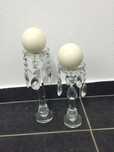 2 castiçais com velas, love home by camelia