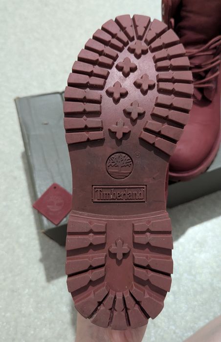 Тімберленд, черевики Timberland 23см. Женские ботинки марсала бургунди