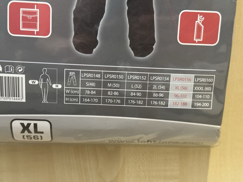 Spodnie robocze ogrodniczki Lahti Pro XL 56