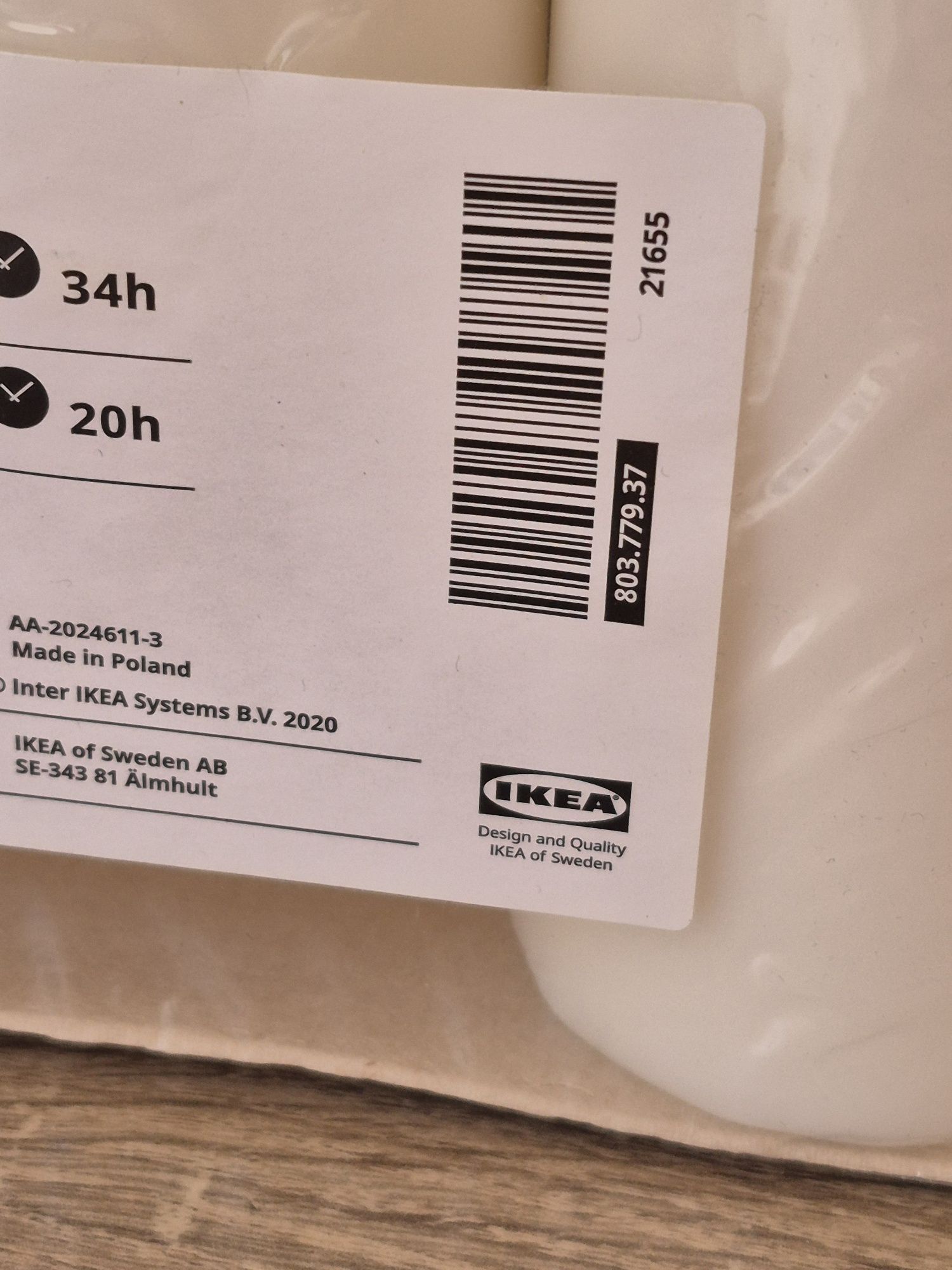 Свечи свечки IKEA набір свічок