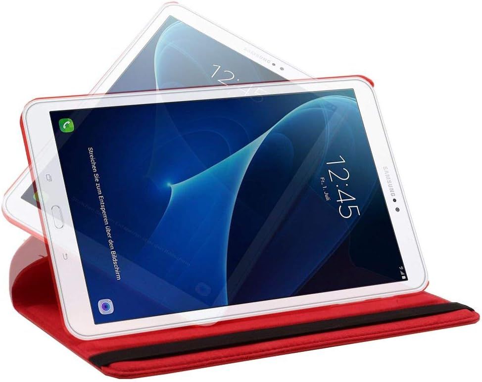Obrotowe Etui ebestStar dla Galaxy Tab A6 10.1, Czerwona