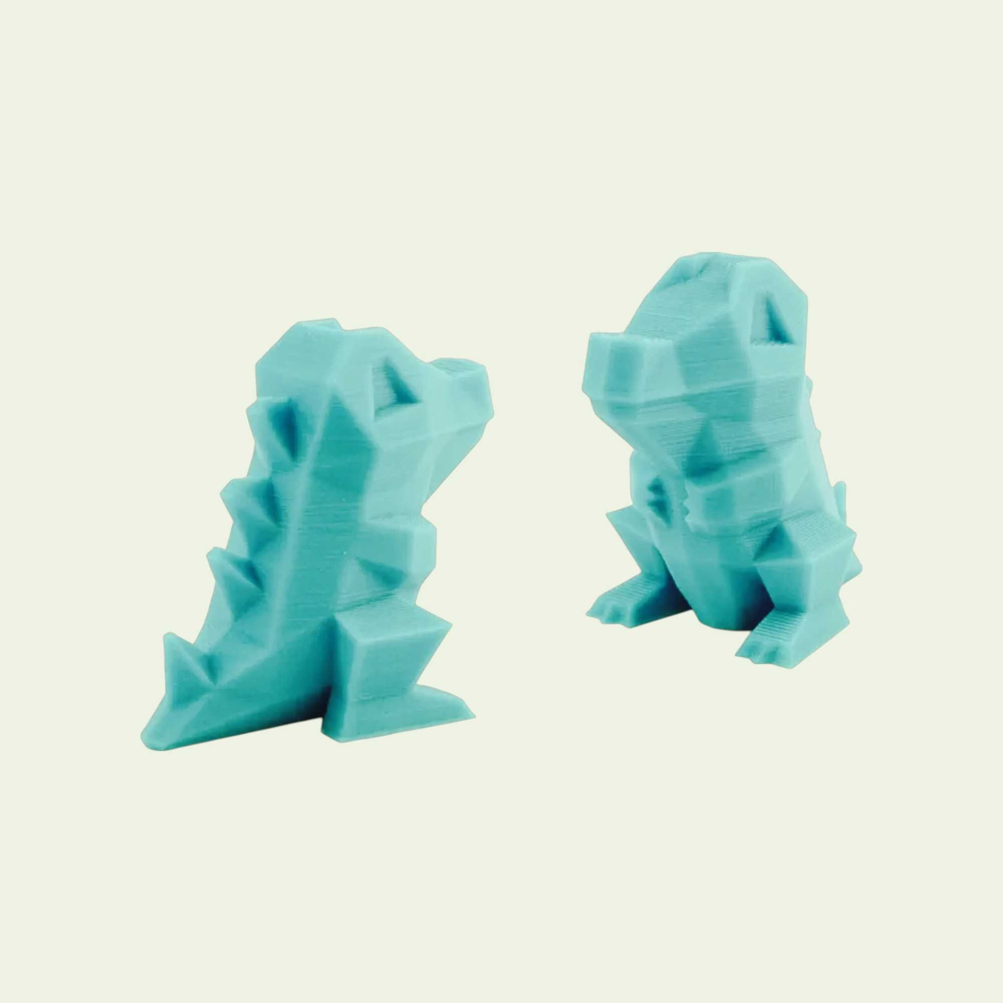 Figura Totodile Low Poly 3D - Colecionável Pokémon Água