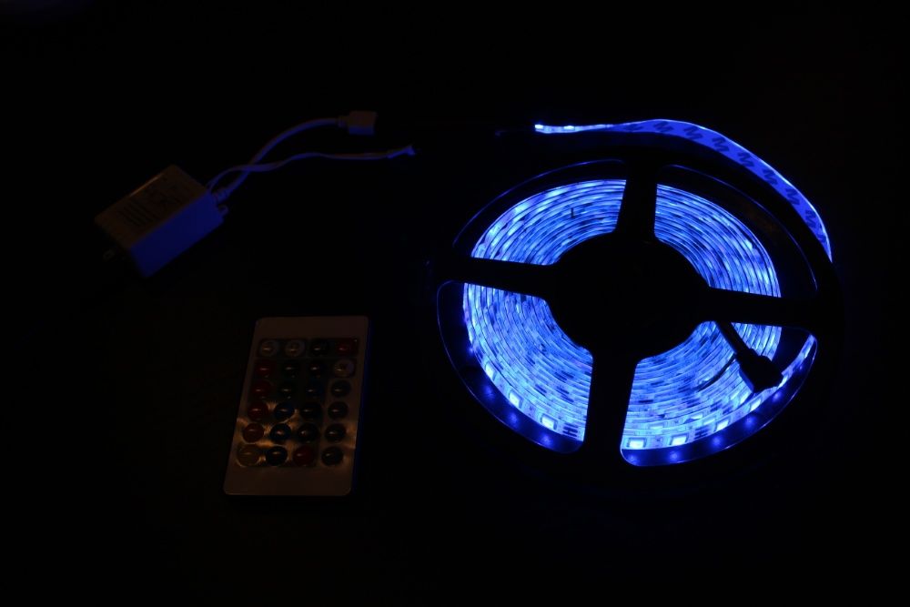 Kit completo leds 5 metros RGB ,Selados