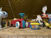 Zestaw zabawek dla malucha: rowerek, autko, skoczek, sortery