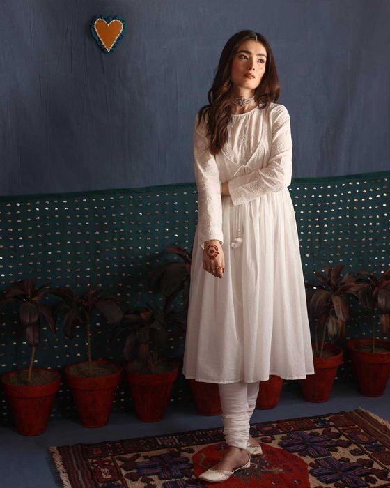 Biała orientalna sukienka XL 42 bawełna haft maxi boho bohemina etno