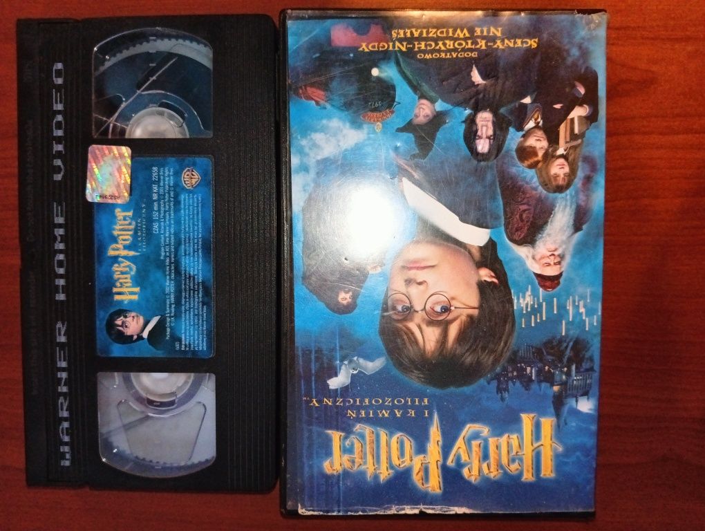 Kaseta VHS Harry Potter i Kamień Filozoficzny