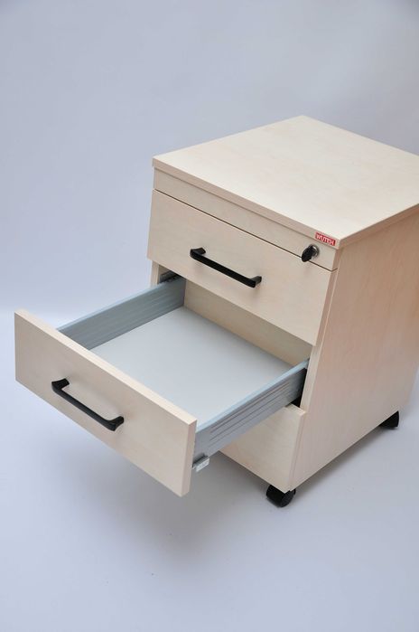 Szafka, komoda, kontenerek biurowy - centralny zamek