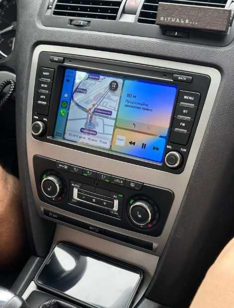 Штатна 2 DIN Автомагнитола Android магнітола  Skoda Octavia A5