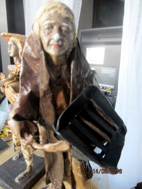 Винтаж папье-маше фигурки народное искусство мексико