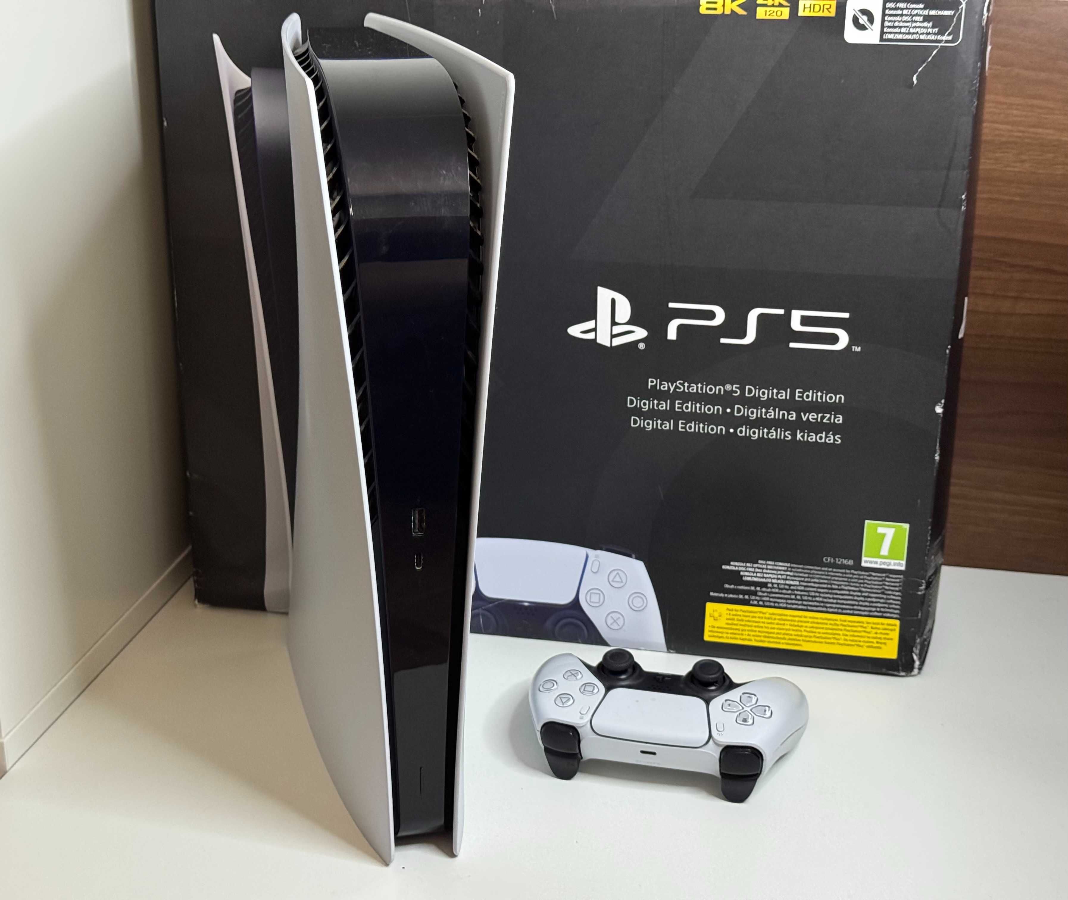 Konsola PlayStation 5 PS5 825GB z Padem Super Stan