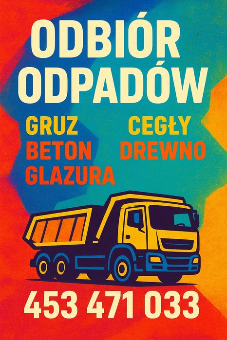 Wywóz odpadów budowlanych utylizacja odbiór śmieci mebli gruzu odpady