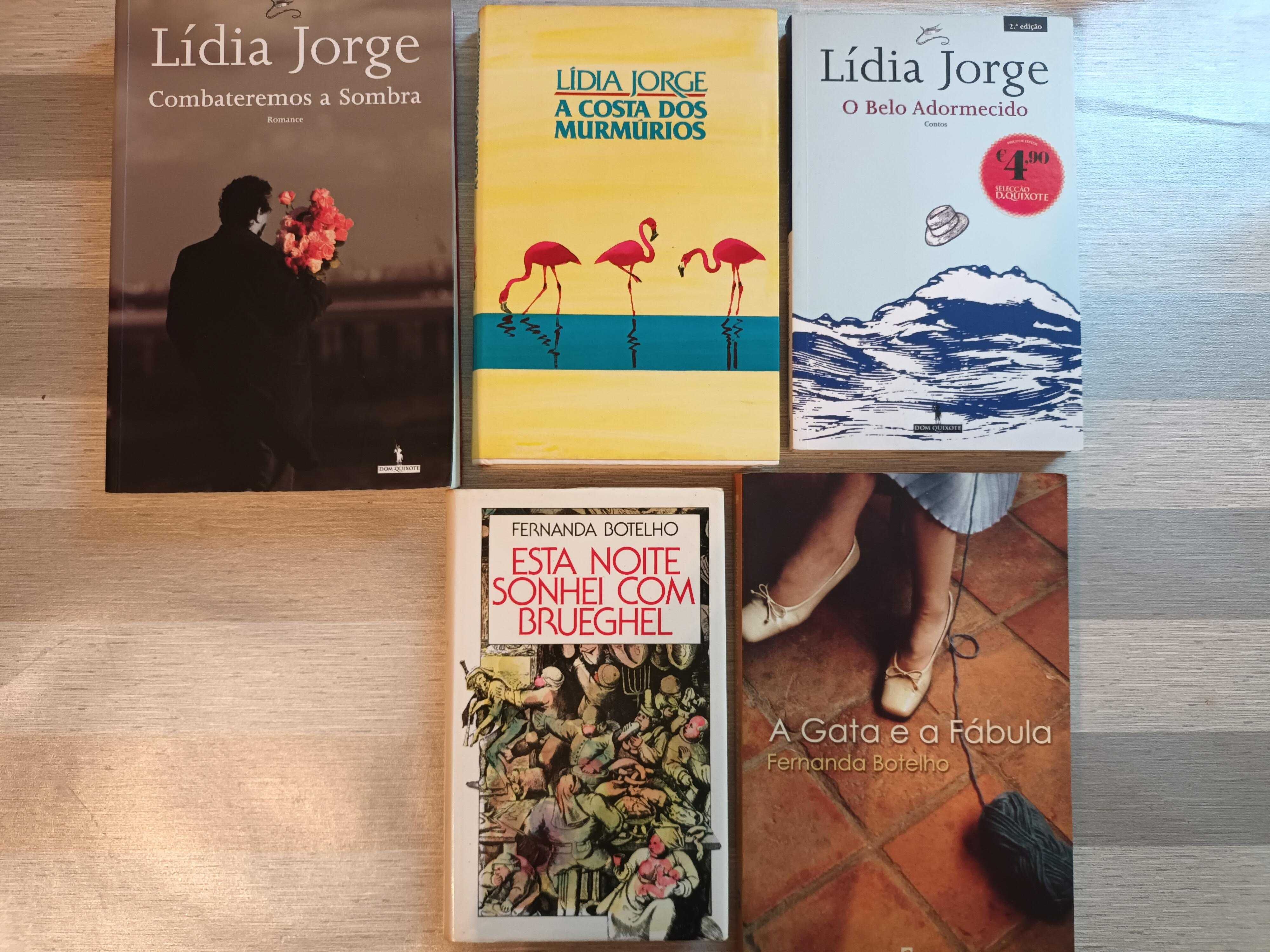 Livros Lídia Jorge e Fernanda Botelho