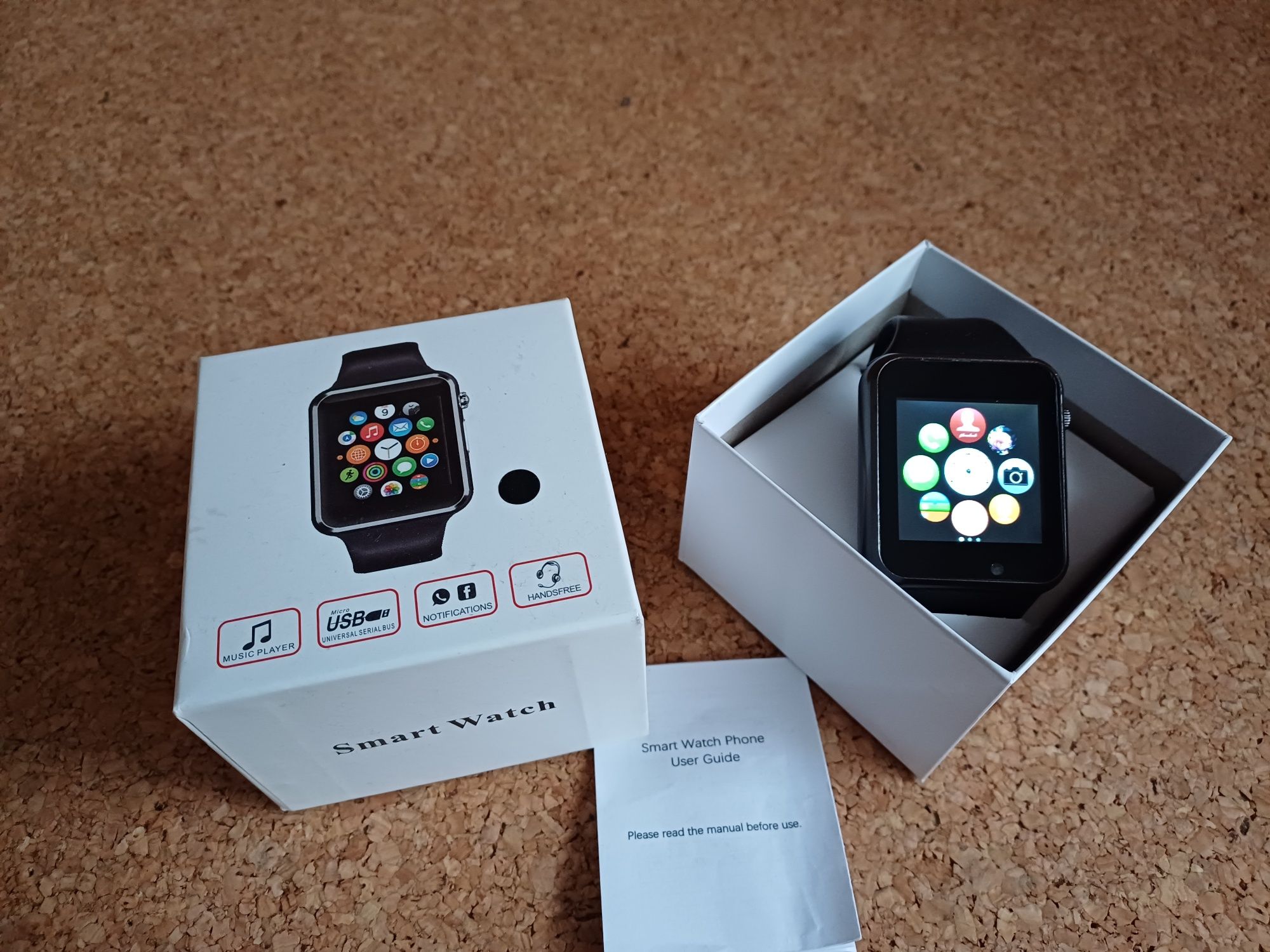 Smartwatch, relógio. Cartão Sim, câmera, Bluetooth, calculadora...
