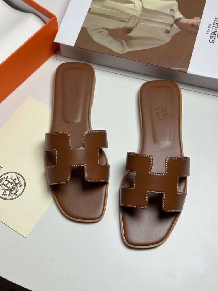 Шльопанці Hermes шльопки хермес шлепанцы шлепки гермес
