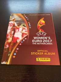 Caderneta cromos futebol(Vazia)UEFA Womens Euro Nederlands 2017