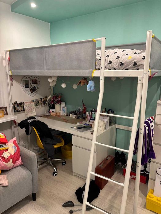 Vitval Ikea - rama łóżka na antresoli plus MATERAC