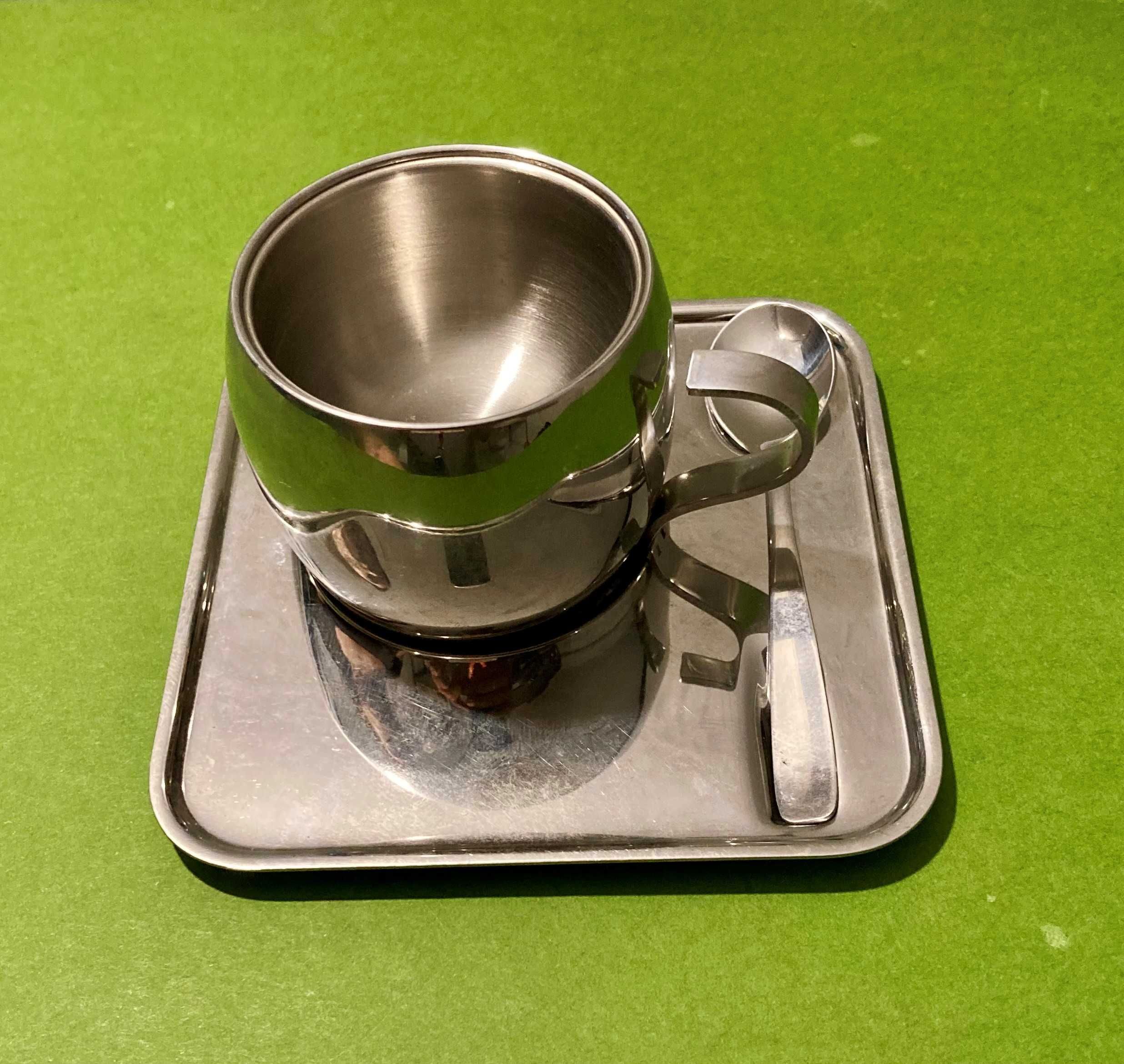12 Chávenas de café expresso Inox