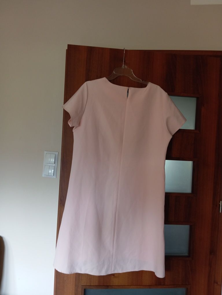 Różowa sukienka wieczorowa elegancka tanio cheap summer lato spring