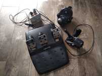 pedaly logitech + reczny na usb, shifter   simracing rig hydrołapa