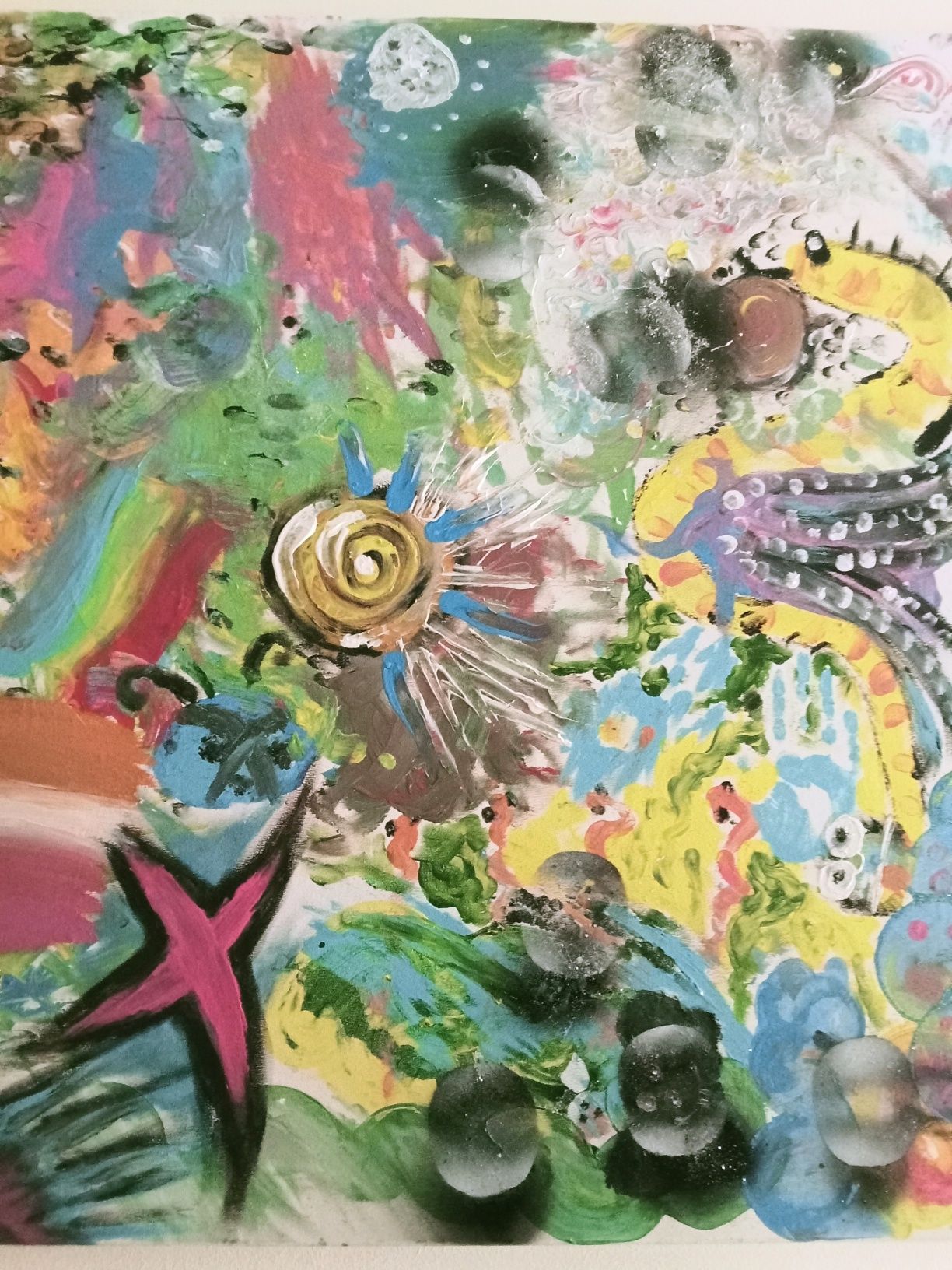 Quadro pintura em acrílico