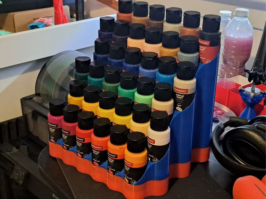 Organizador de Tintas para Modelismo 36 Unidades