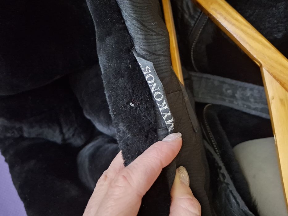 Шуба з мутона та норки Mykonos, мутон, норкова