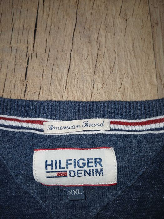 Granatowy sweter Tommy Hilfiger XXL nowy