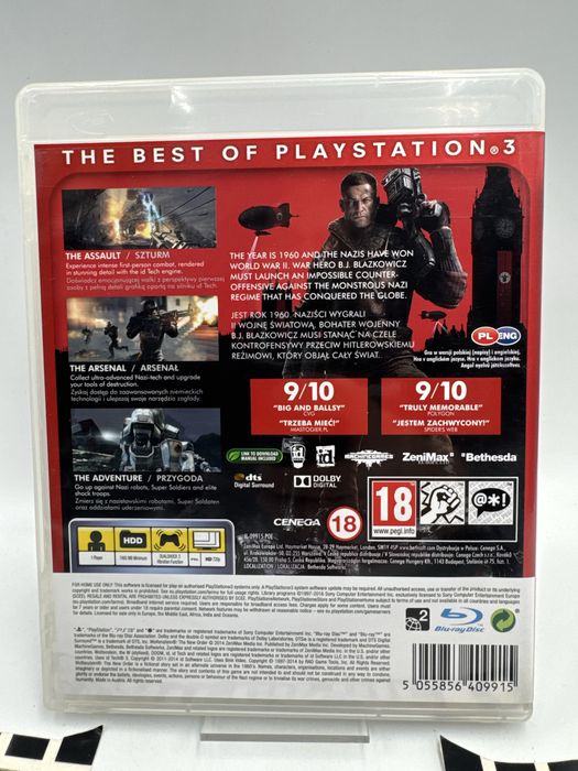 Wolfenstein the New Order Ps3 Gwarancja