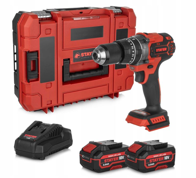 STAYER Wiertarko-Wkrętarka udar 18V 70nm 2x5ah kufer PBL70L2025
