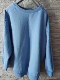 Błękitna cieplutka bluza